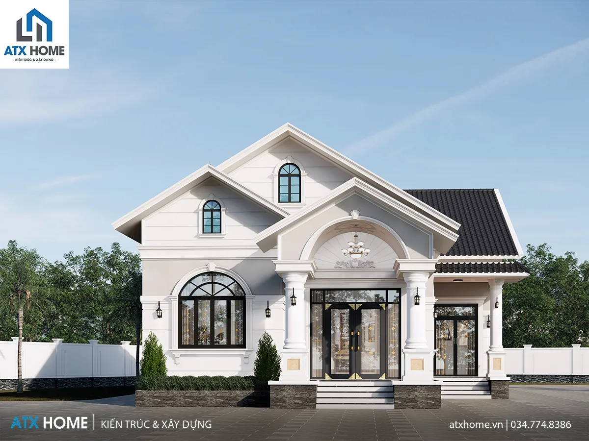 Mẫu nhà mái Thái 1 tầng hiện đại, thoáng mát & tối ưu công năng