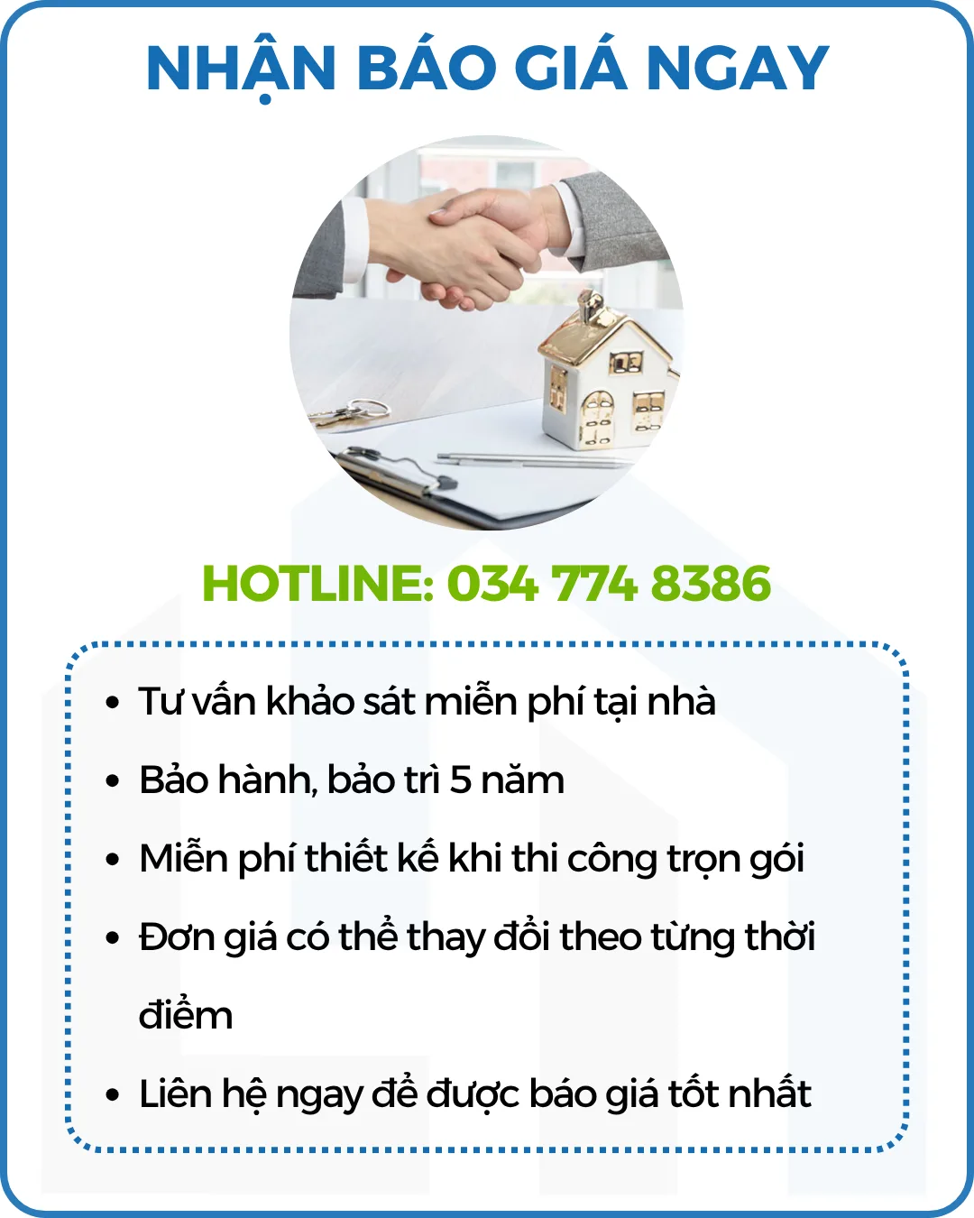 Bảng giá thiết kế ATX Home