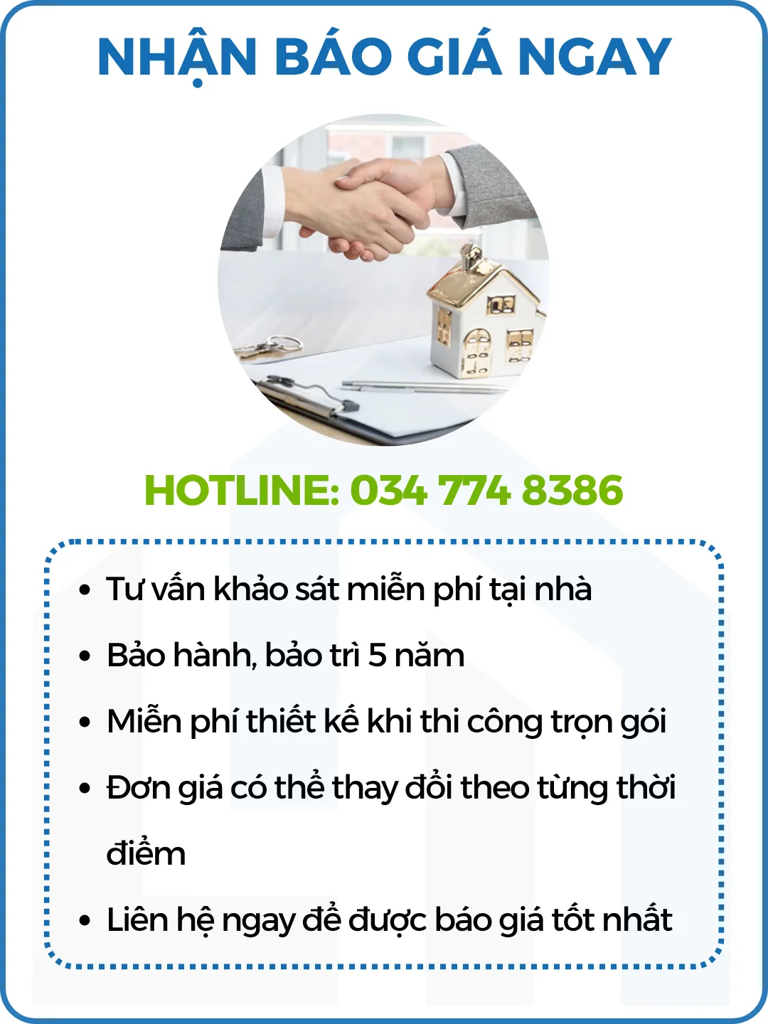 Bảng giá thiết kế ATX Home