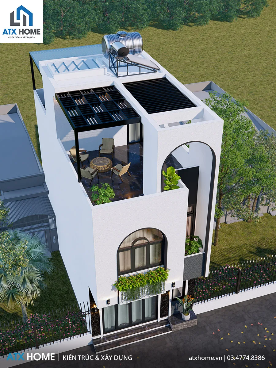 Mẫu nhà lô phố 3 tầng