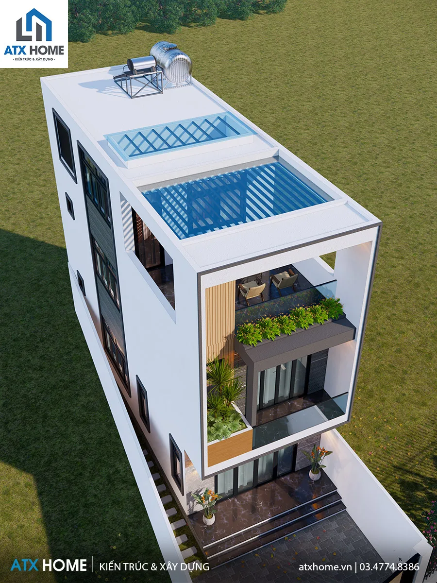 Mẫu nhà lô phố 3 tầng