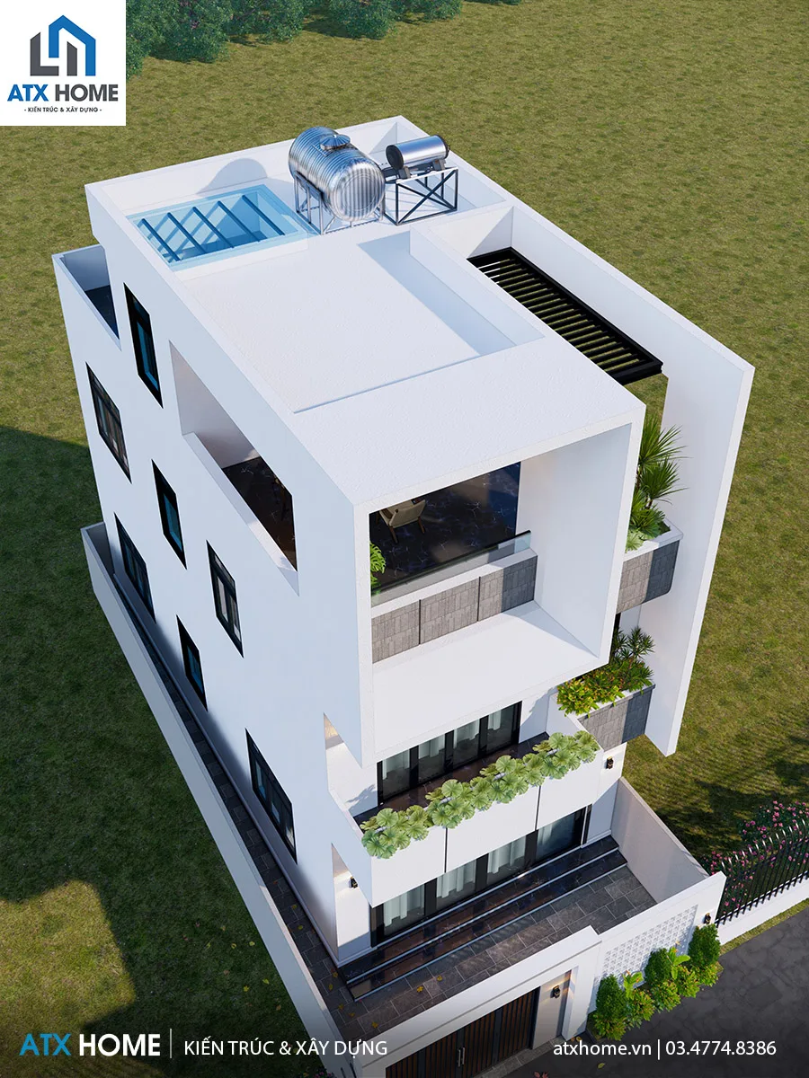 Mẫu nhà lô phố 3 tầng