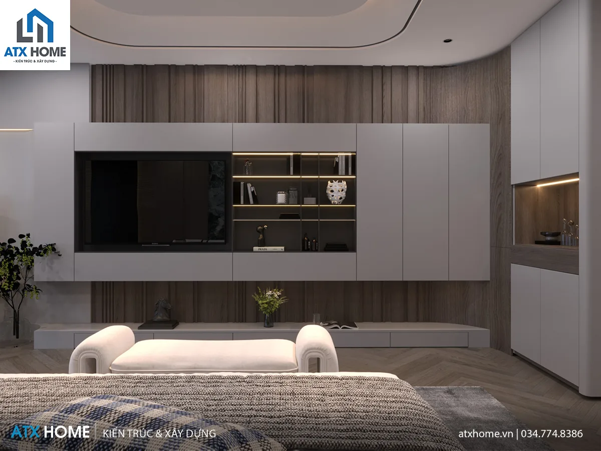 Mẫu nội thất phong cách hiện đại, tối giản cực sang trọng