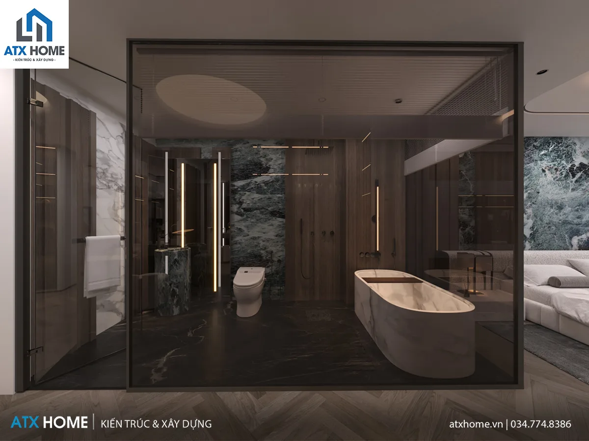 Mẫu nội thất phong cách hiện đại, tối giản cực sang trọng