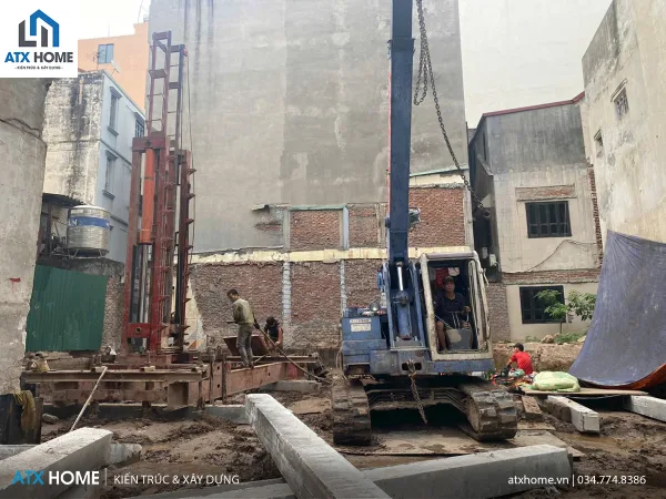 giám sát công tác ép cọc