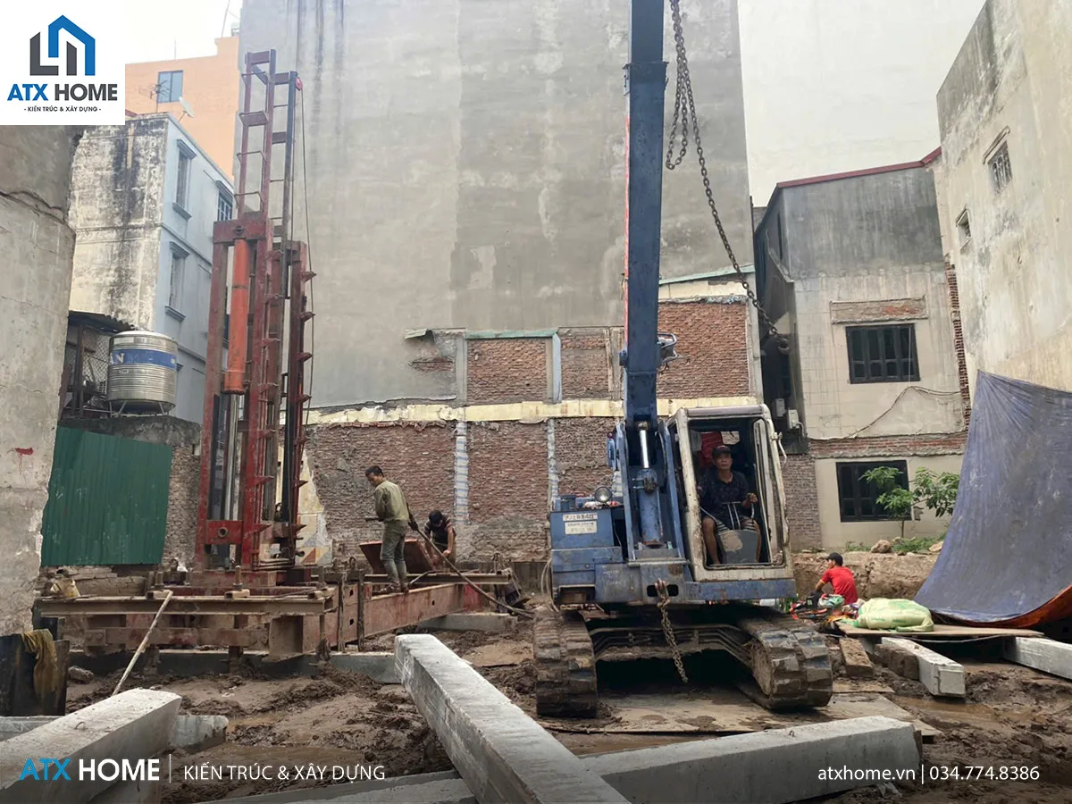 giám sát công tác ép cọc