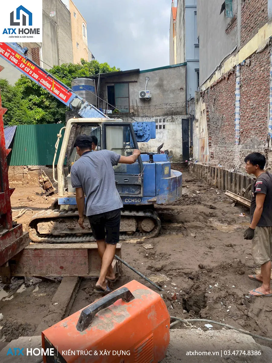 giám sát công tác ép cọc