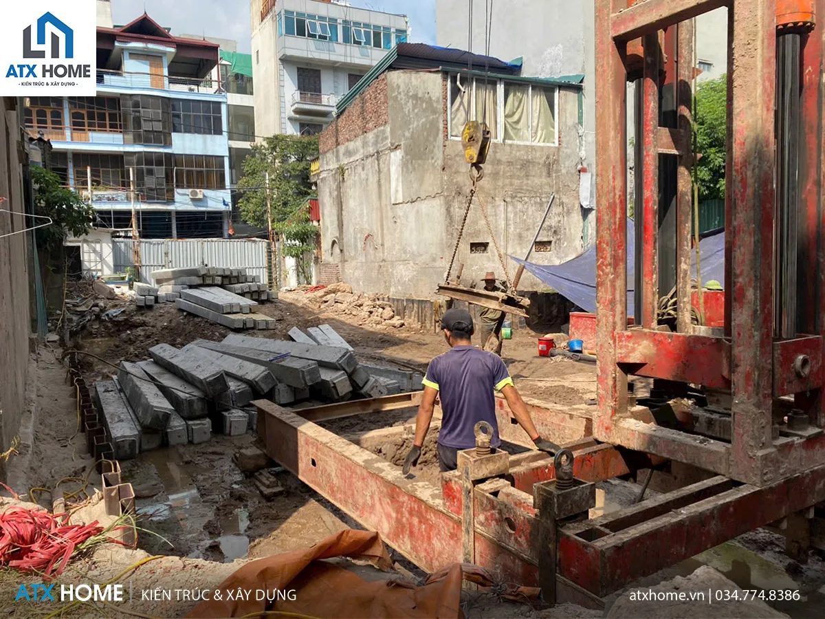 giám sát công tác ép cọc
