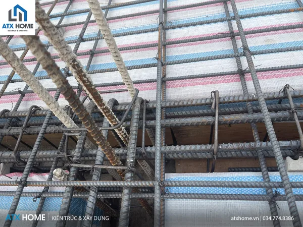 giám sát công tác ghép cốp pha, cốt thép dầm sàn