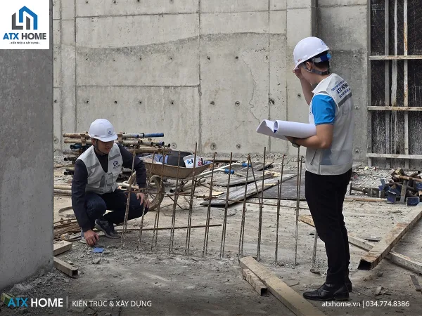 giám sát thi công vách và sàn hầm