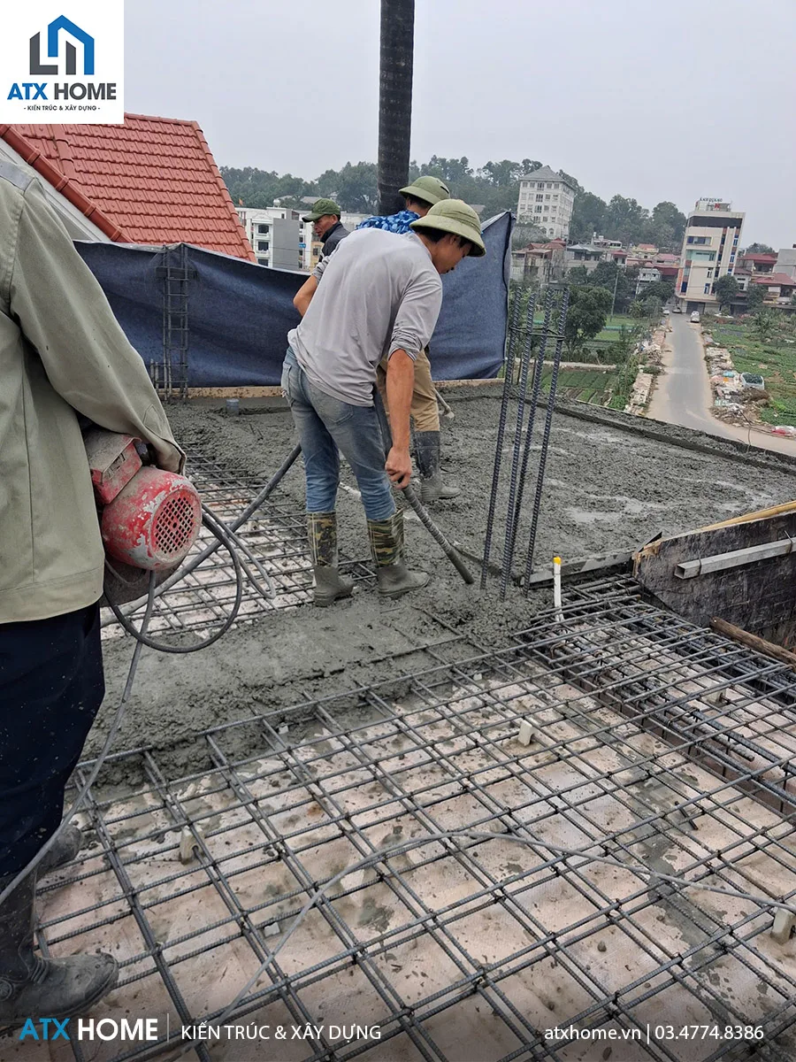 giám sát công tác đổ bê tông