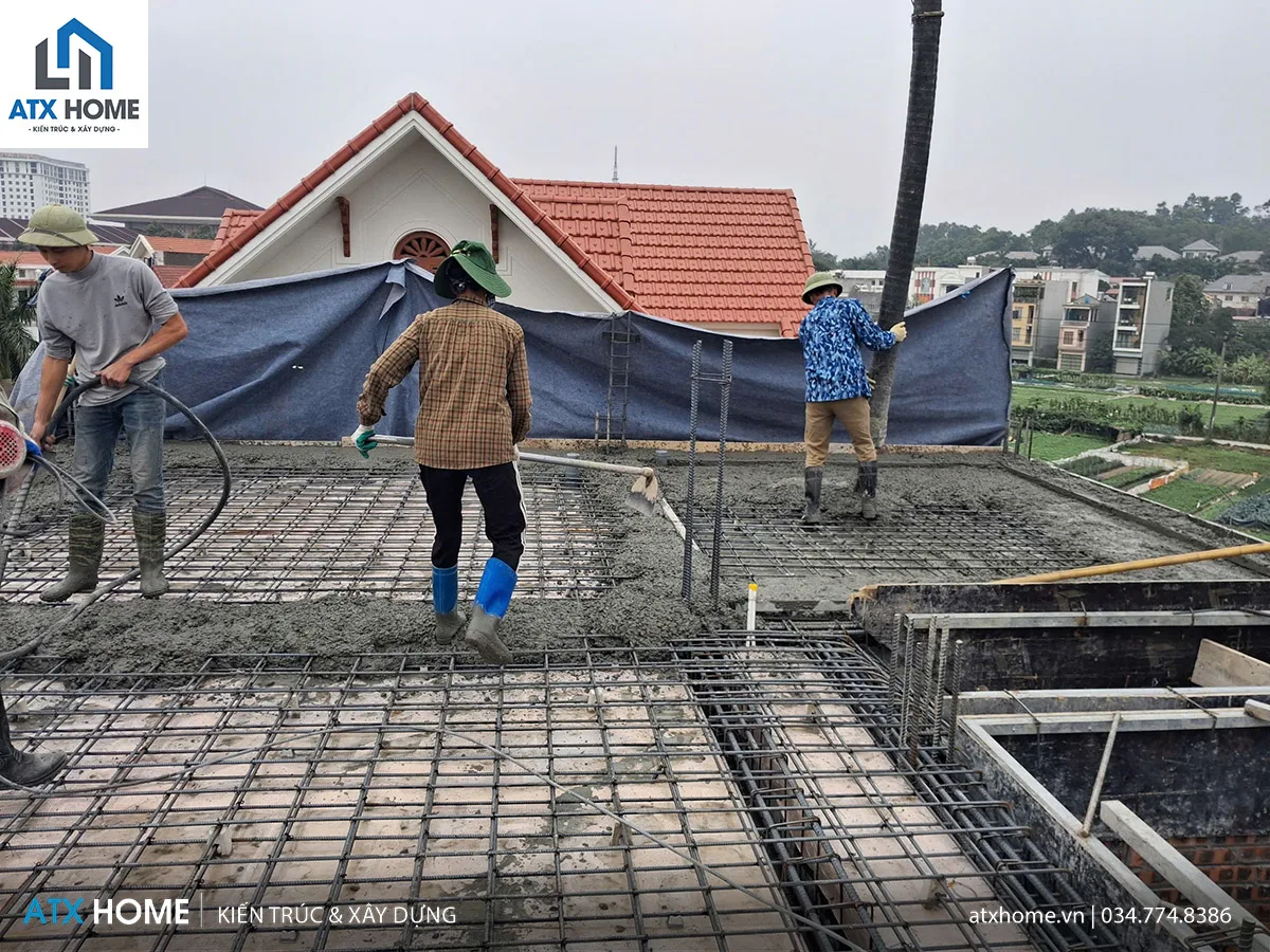 giám sát công tác đổ bê tông