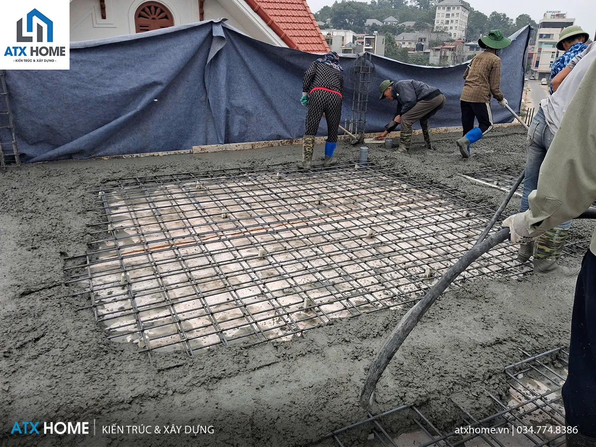 giám sát công tác đổ bê tông