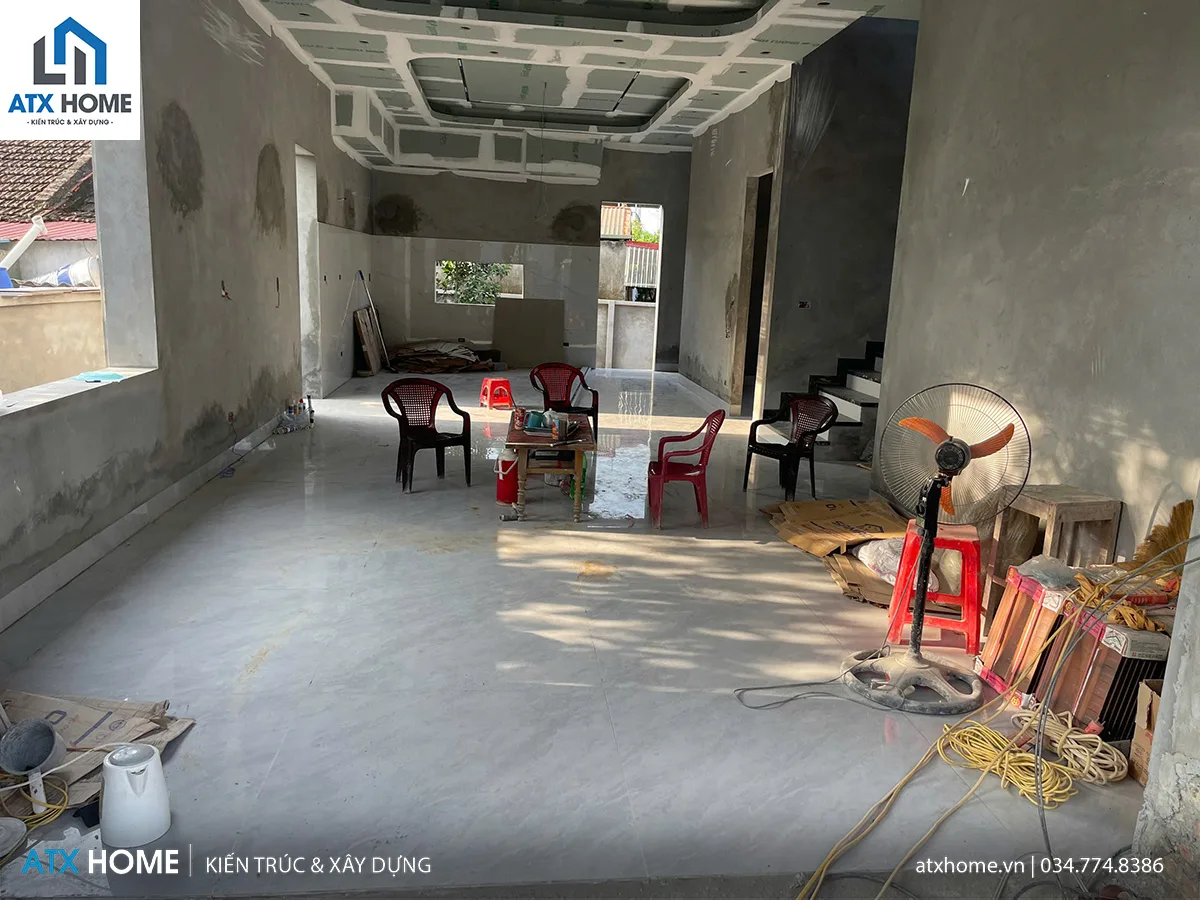 Giám sát công tác hoàn thiện tại nhà Anh Trường - Ninh Bình