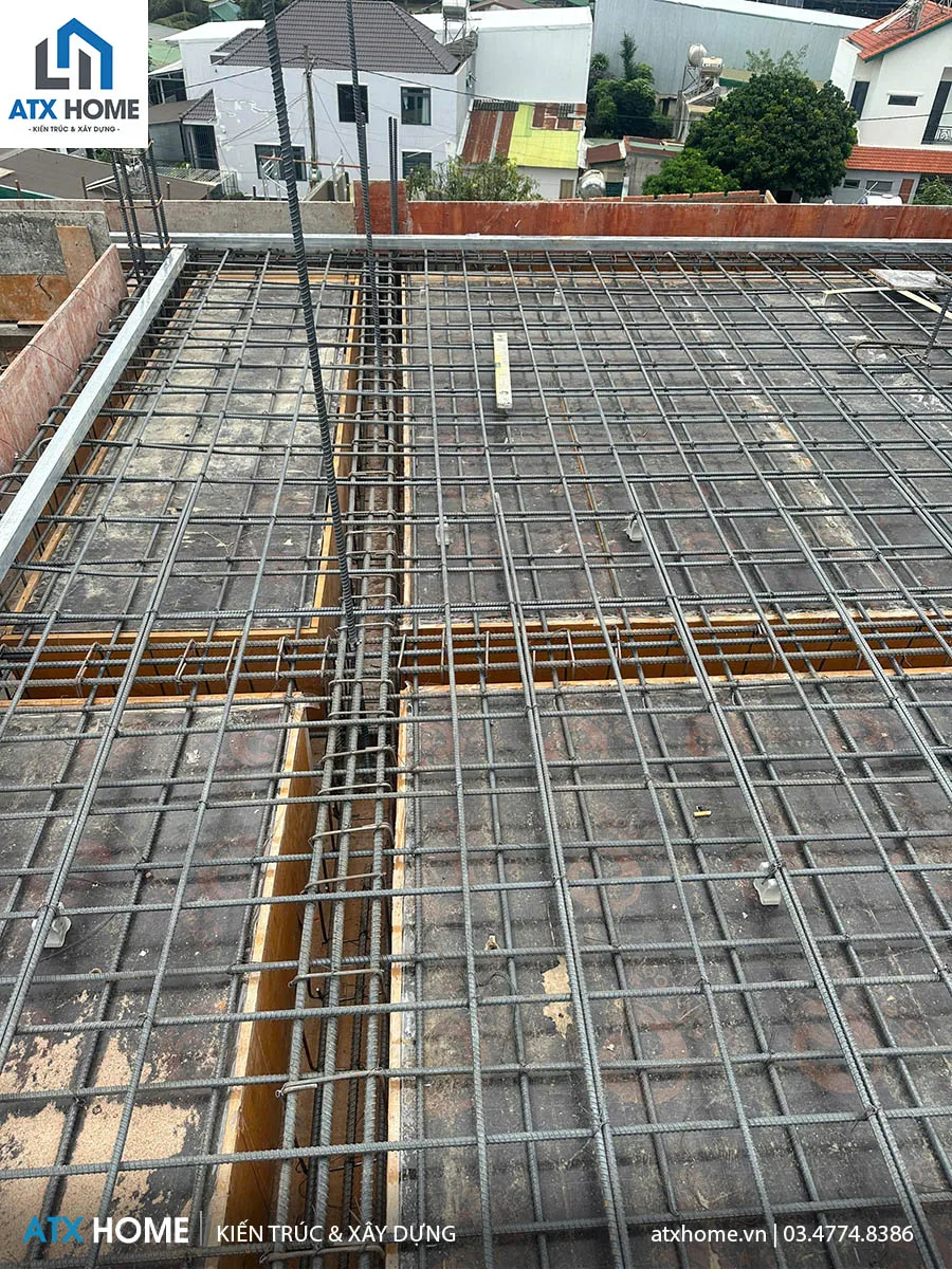 giám sát công tác lắp dựng ván khuôn và cốt thép dầm sàn