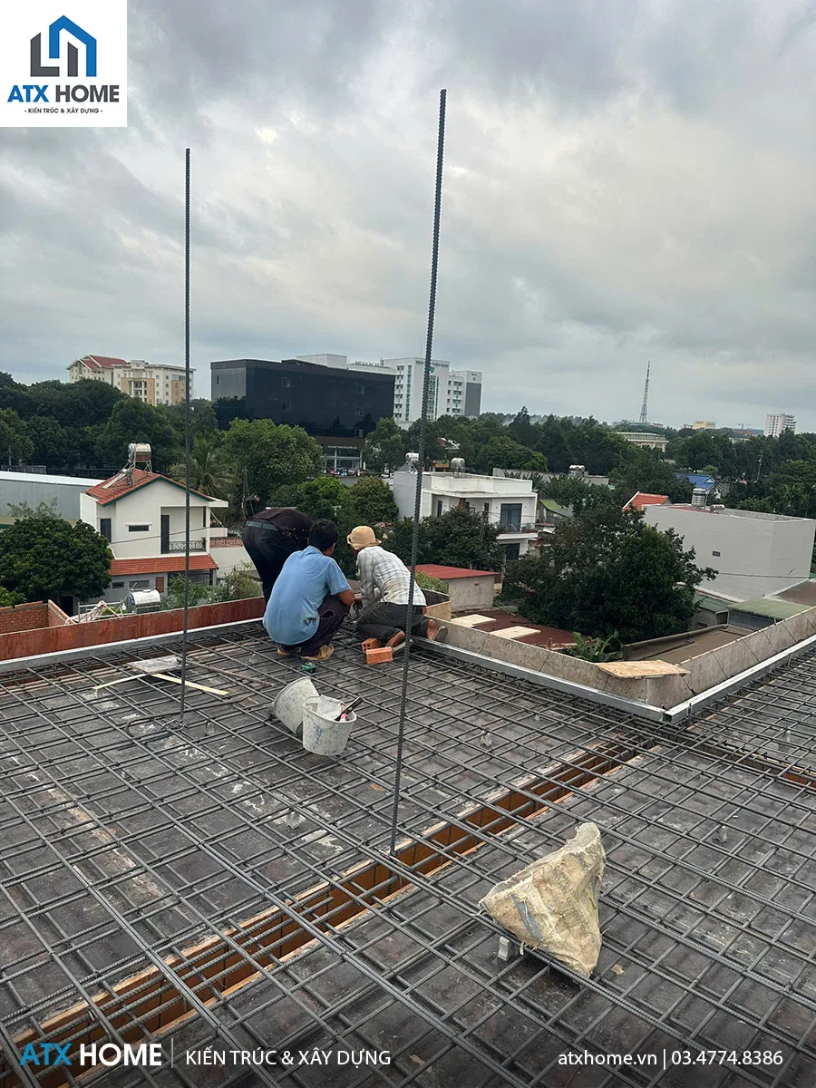 giám sát công tác lắp dựng ván khuôn và cốt thép dầm sàn