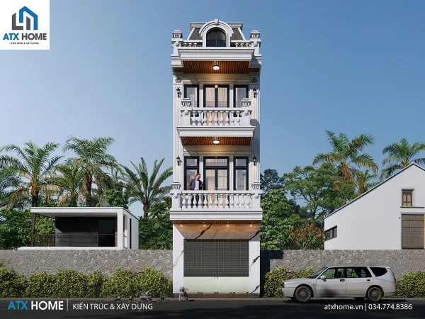 Nhà phố mái Mansard