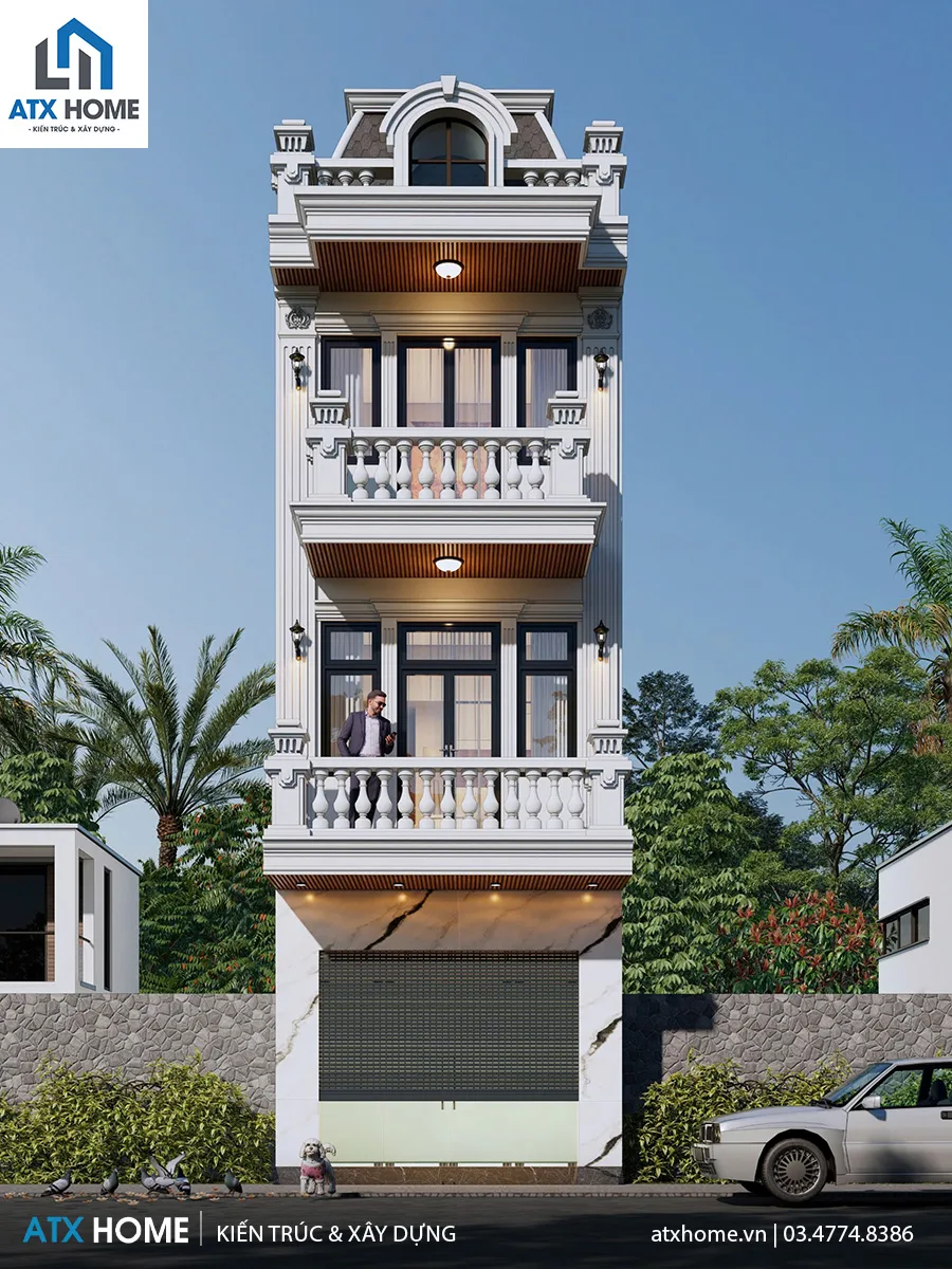 Nhà phố mái Mansard