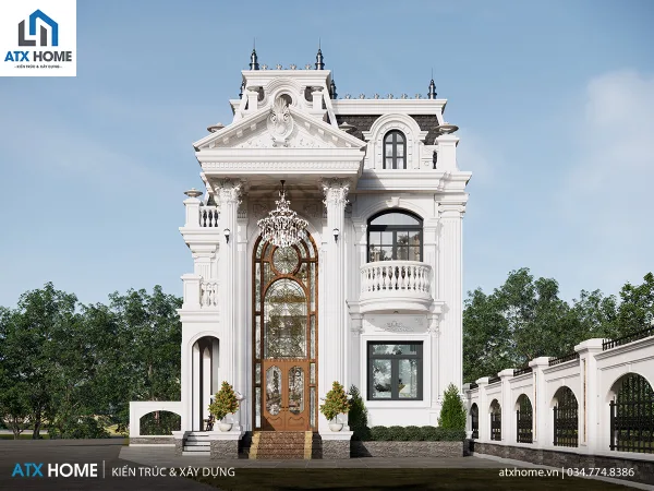 mẫu nhà mái mansard