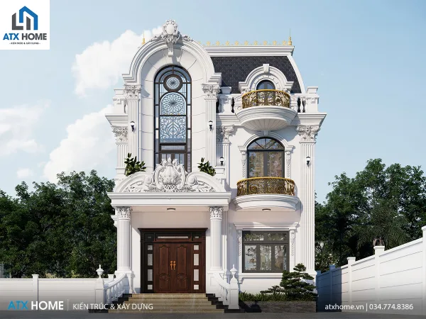 mẫu nhà mái mansard