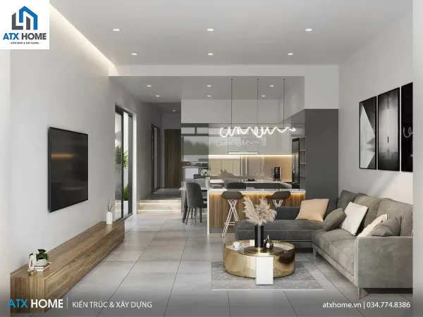 mẫu nội thất phong cách hiện đại