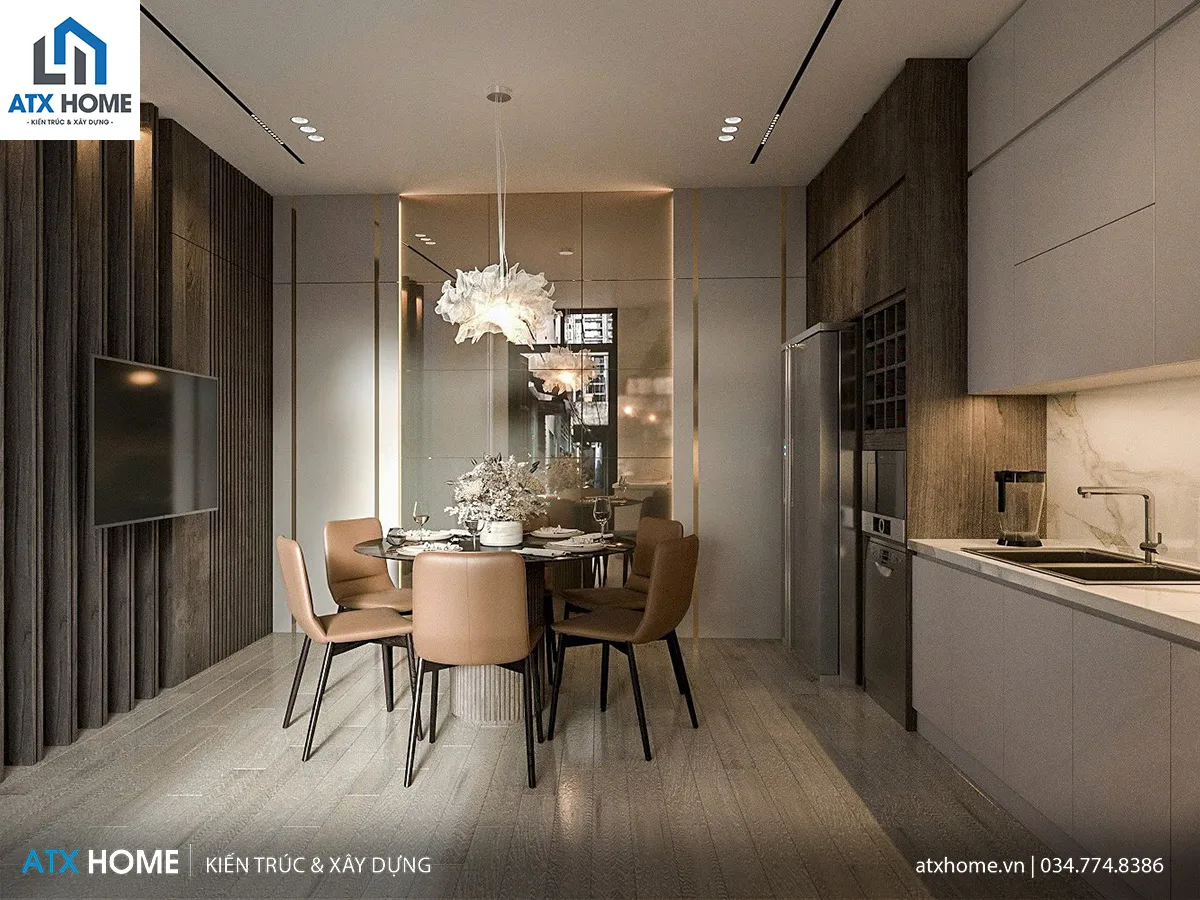 Mẫu nội thất hiện đại dành cho gia chủ yêu sự nhẹ nhàng và tinh tế