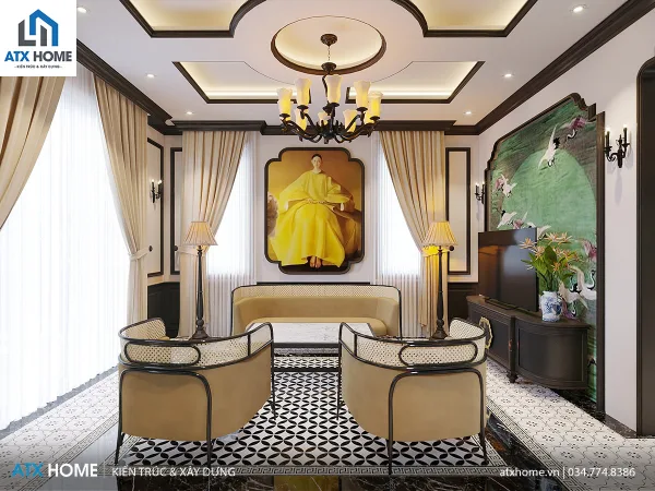 mẫu nội thất phong cách indochine