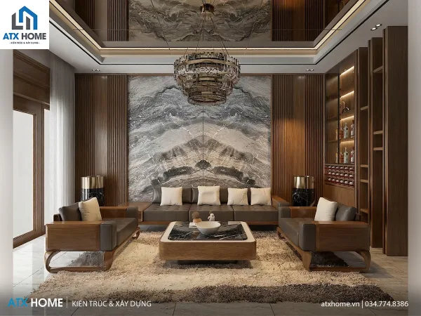 mẫu nội thất phong cách tân cổ điển