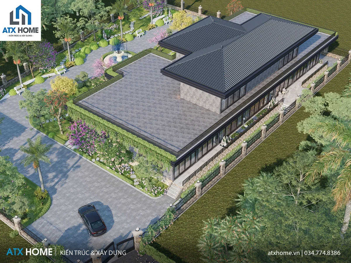 thiết kế sân vườn